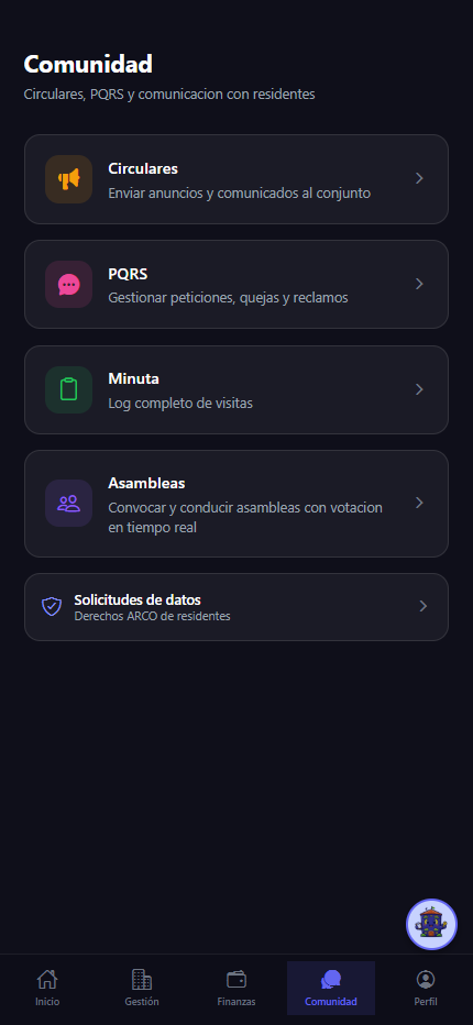 Circulares y PQRS
