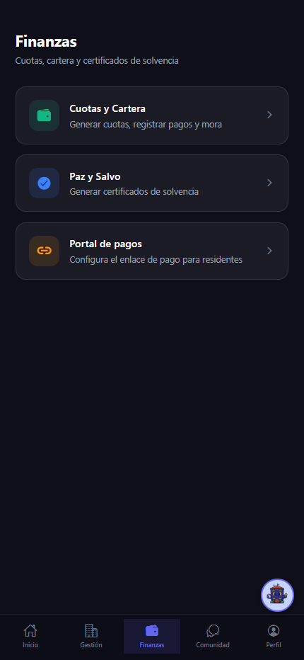 Cartera y cuotas en tiempo real